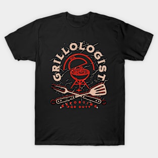 Grillologist BBQ Meat Lover Funny Barbecue Grilling T-Shirt